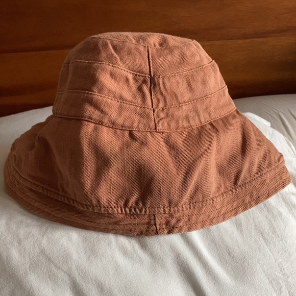 Double sided canvas bucket sun hat